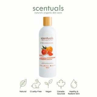 Dầu Xả Dưỡng Ẩm Hương Bưởi Scentuals 500ml | Grapefruit Conditioner Phục Hồi Tóc Khô Giảm Rụng Tóc
