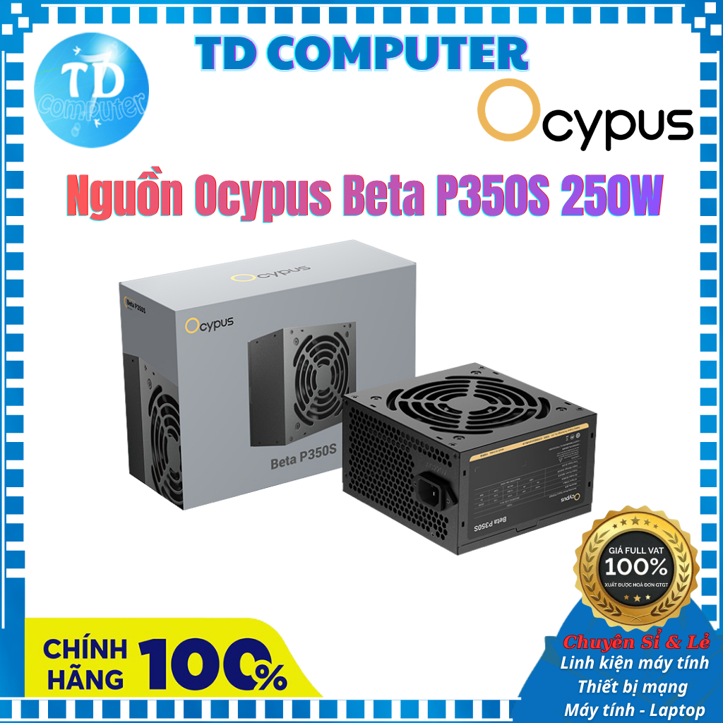 Nguồn máy tính Ocypus Beta P350S 250W - Hàng chính hãng NWH phân phối