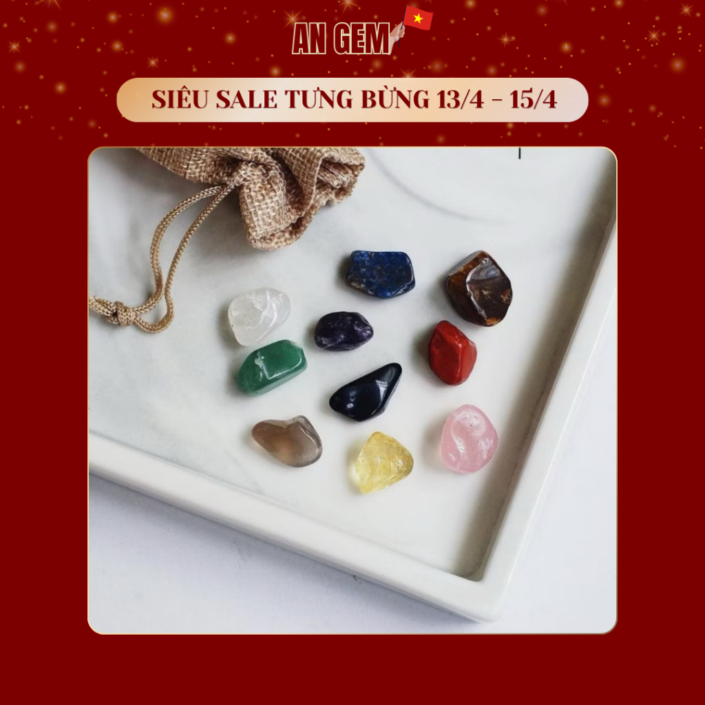 Vụn tinh thể đá mài bóng thanh tẩy An gem Beauty from unique
