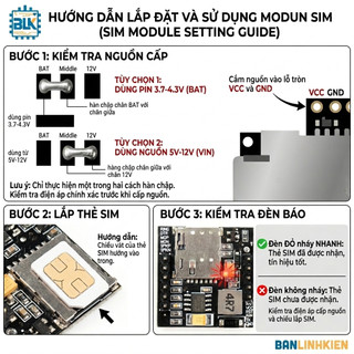 Module SIM 4G A7680C SIMCOM  Banlinhkien thay thế module sm 800L [Đã Hàn Chân]