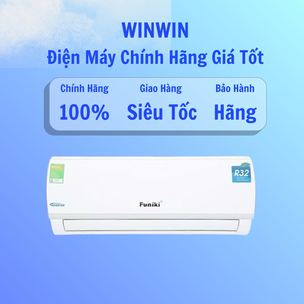 Máy lạnh/ Điều hòa Funiki HIC09TMU 1 HP - Điều hòa 1 chiều Inverter gas R32 9.000BTU