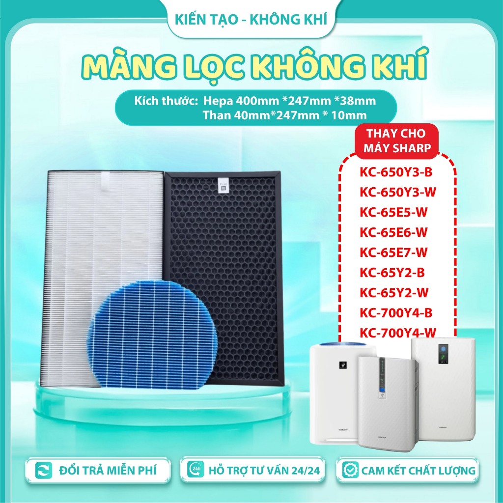 Màng lọc không khí KC-Y65, KC-Z65, KC-W65, KC-BX70 ,KC-A70, KC-B70 ,KC-Y70, KC-100
