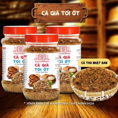 [Combo 3 hủ] Cá giã tỏi ớt Làng Chài Xưa 90g/hủ đặc biệt ăn liền chuẩn vị xưa ăn với cơm, cháo trắng