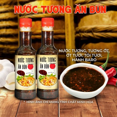 COMBO 2 CHAI Nước Tương Ăn Bún Pha Sẵn Ăn Liền Làng Chài Xưa 270g  - Ăn Bún Mì Rất Ngon
