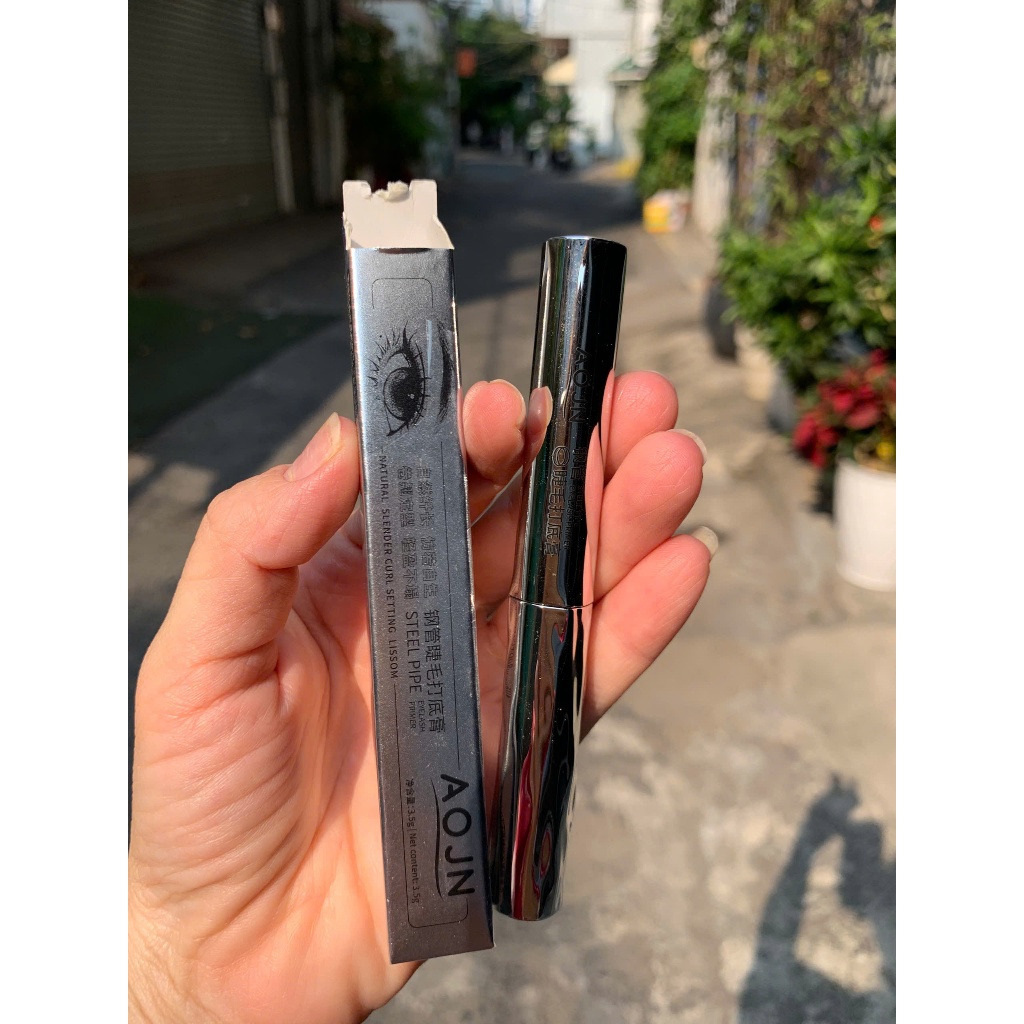 Thanh lý Mascara Chuốt Mi AOJN thuộc hãng AMG Cong Dài Không Lem Đầu Lược Siêu Mảnh bị rách vỏ hộp