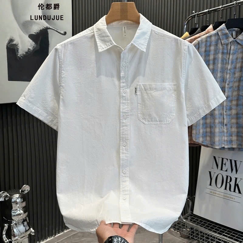 Sơ mi nam, chất vải kaki đứng form, lịch sự mặc đi làm đi chơi thoải mái. 3AM Store
