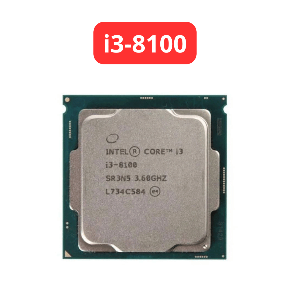 CPU Intel Core i3 8100 4 Nhân 3.6GHz Socket 1151 – Mạnh Ngang i5 Gen 7, Giá Rẻ