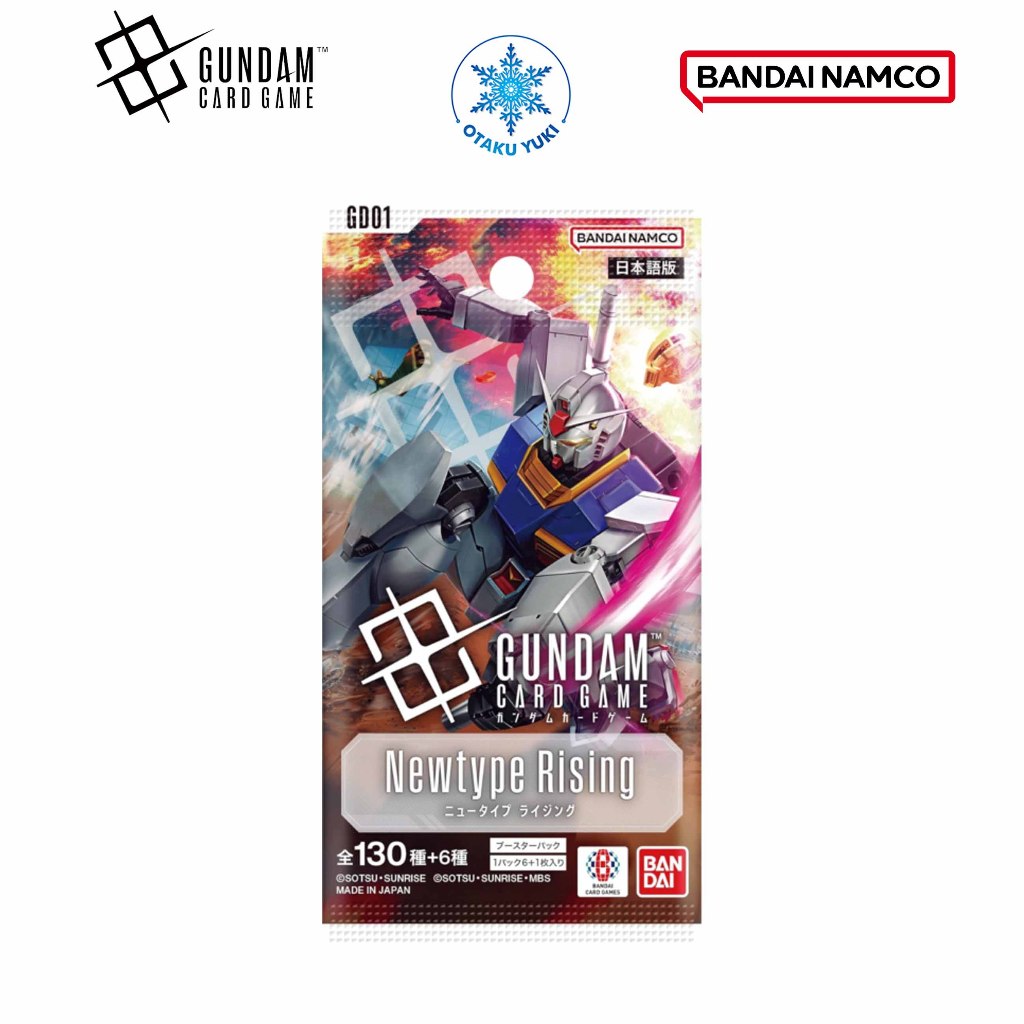 Gói Thẻ Pack Card Gundam Newtype Rising GD01 Booster Pack