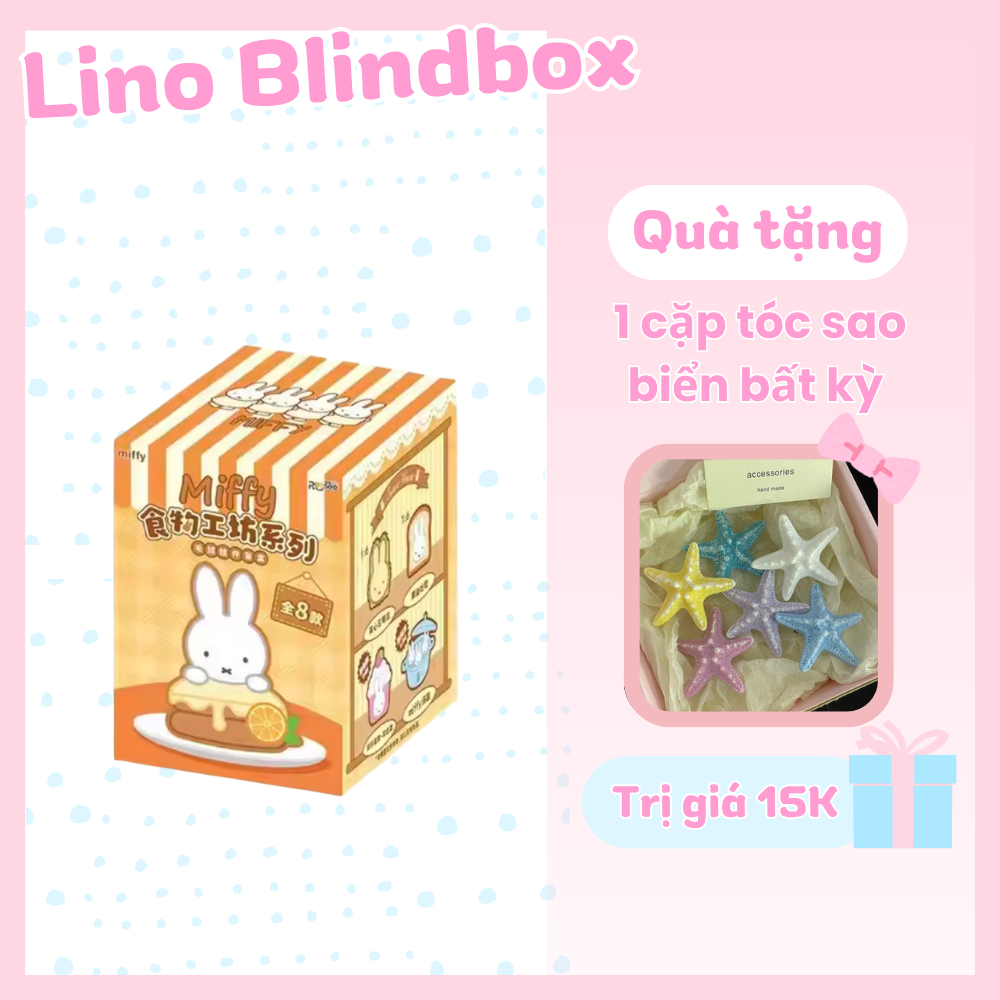 Blind Box Chính Hãng Móc Khoá Miffy Bakery