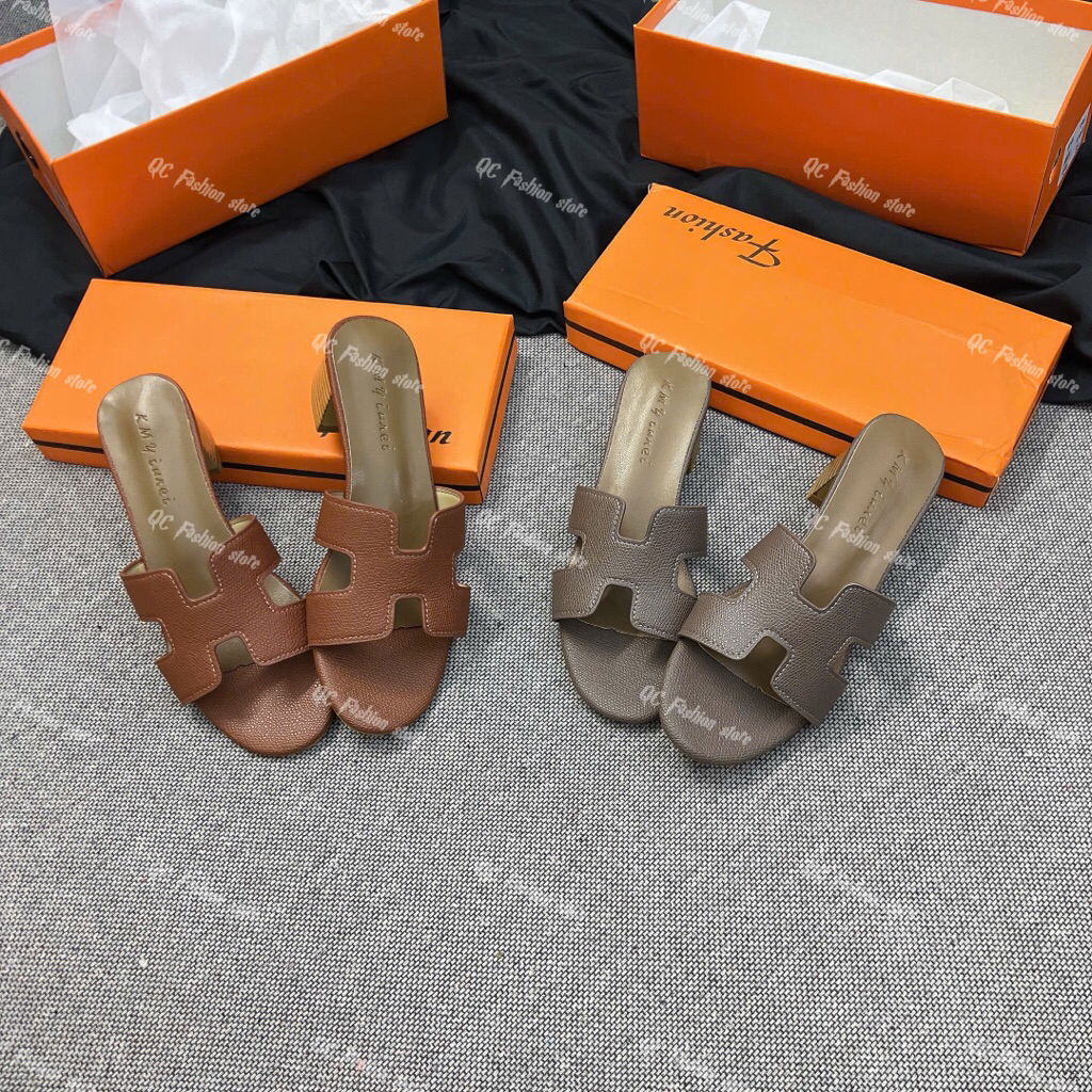 Guốc ChữH Bản Fashion Quảng Châu Sẵn kho Mã 996