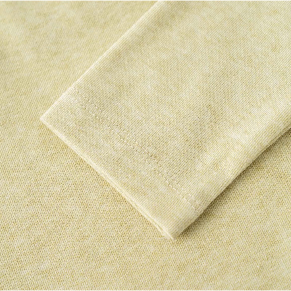 Áo Cổ Tim COCOLEN - Chất Liệu Cotton Sợi Muối Tiêu - Form Ôm Tôn Dáng - Cố Tim Gợi Cảm A067 | BigBuy360 - bigbuy360.vn
