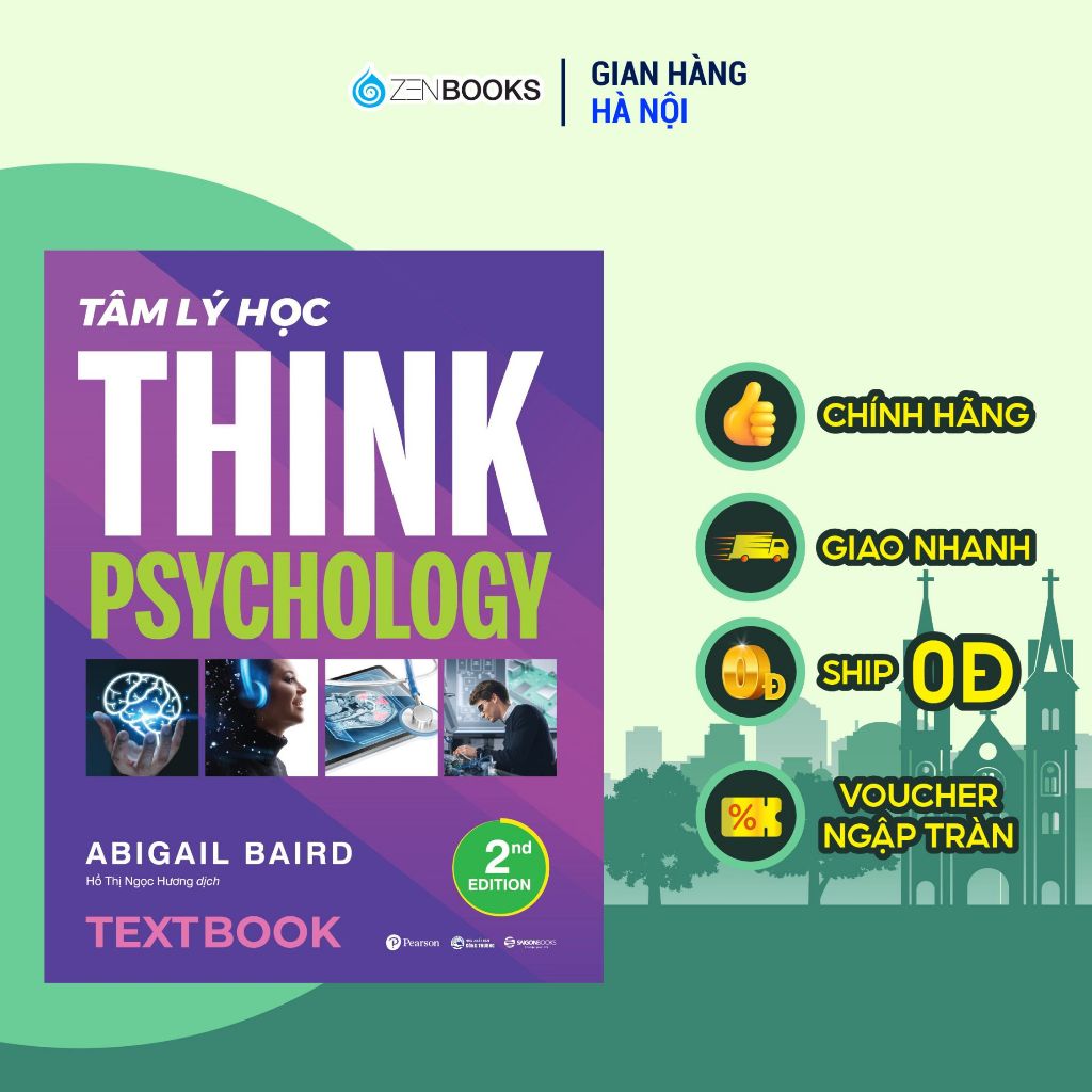Sách – Textbook Tâm Lý Học – Think Psychology – Abigail Baird