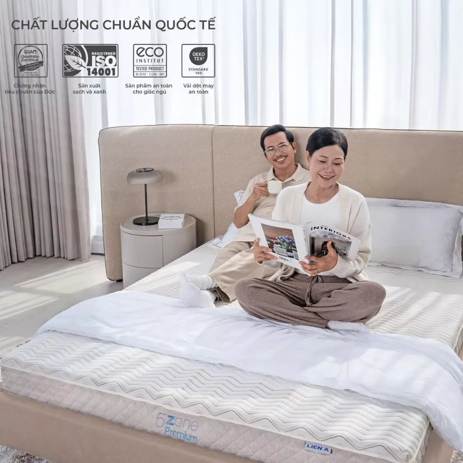 Nệm cao su 5ZONE Premium