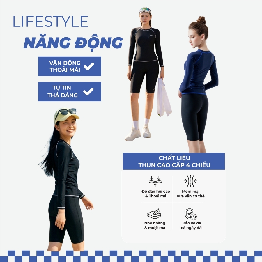 Quần bơi lẻ Nữ BIKINI PASSPORT dáng lửng có logo - màu Đen - BS1014_BL | BigBuy360 - bigbuy360.vn