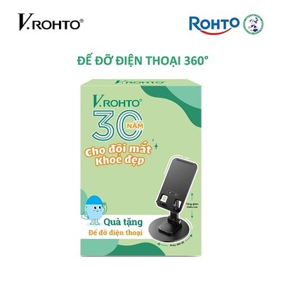 [QUÀ TẶNG KHÔNG BÁN] Đế đỡ điện thoại chân xoay 360 độ tiện lợi V.Rohto