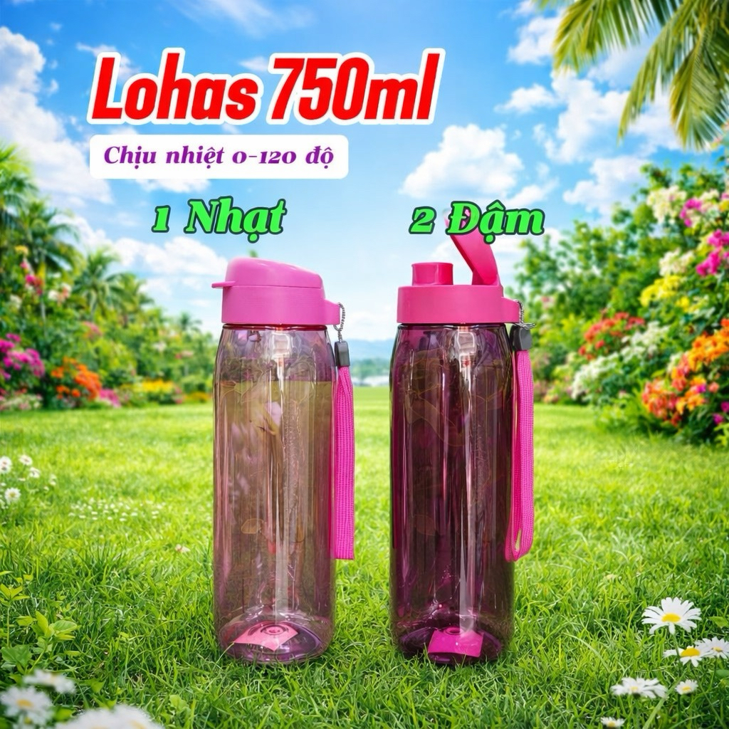Bình nước Tupperware lohas flask 750ml