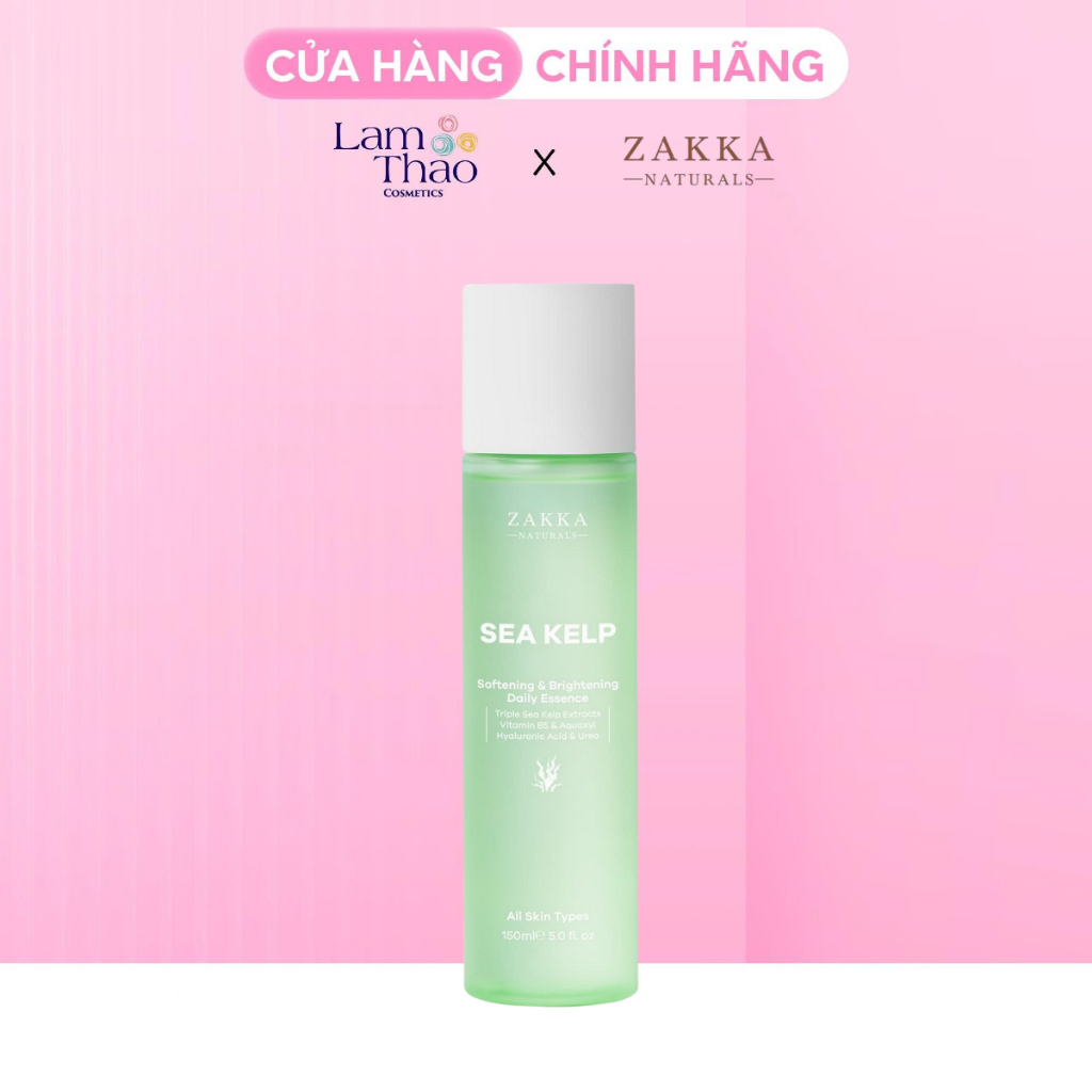 Nước Dưỡng Da Zakka Naturals Sea Kelp Softening & Brightening Daily Essence