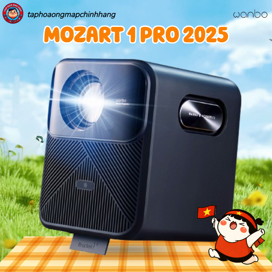 Máy Chiếu Wanbo Mozart 1 Pro 2025 Phiên Bản Nâng Cấp - Vươn Tầm Trải Nghiệm Mới