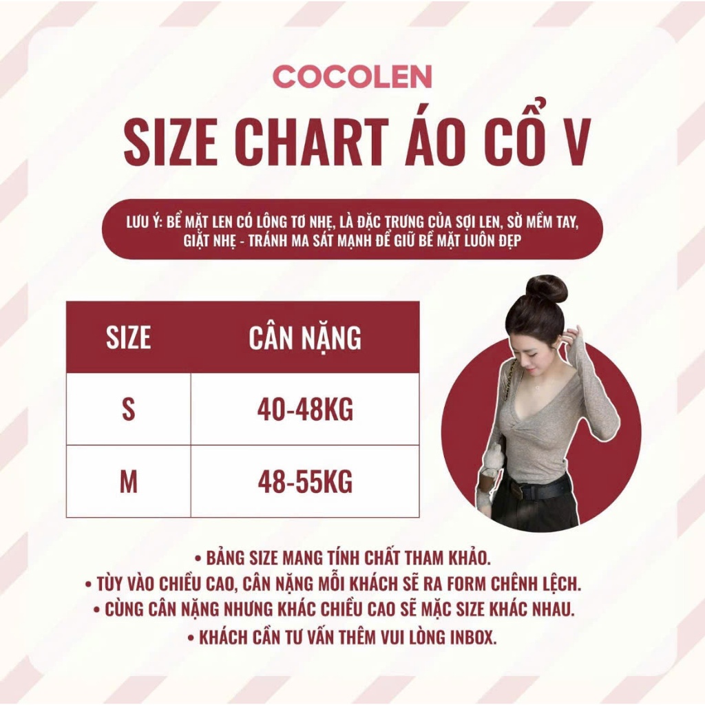 Áo Cổ V Ôm Body - Chất Liệu Mềm Mại Co Giãn Cao Cấp - Sợi Len Màu Muối Tiêu Lạ Mắt A063 | BigBuy360 - bigbuy360.vn