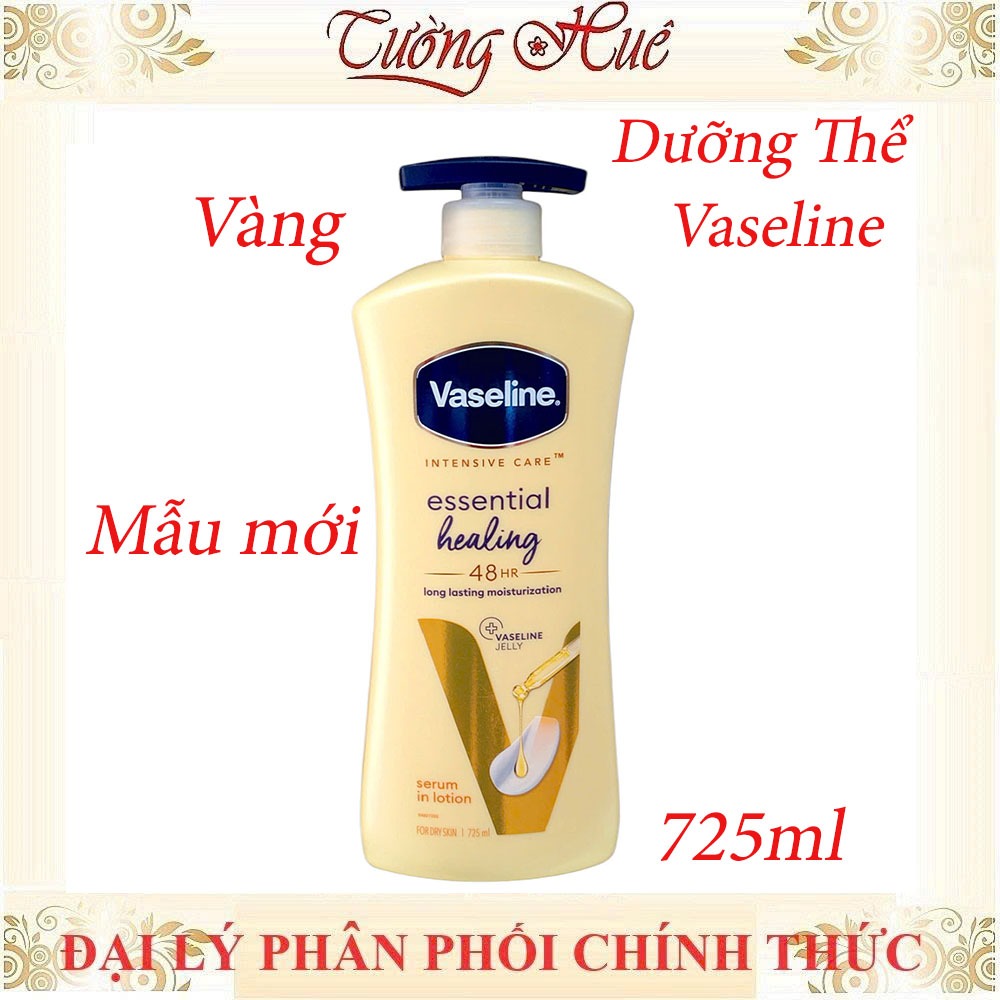 Dưỡng thể Vaseline Essential Healing - 725ml - (Vàng)