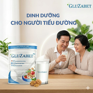 Gluzabet - Thực Phẩm Chuyên Biệt Dành Cho Người Tiểu Đường, Hỗ Trợ Ổn Định Đường Huyết, Bổ Sung Dinh Dưỡng Cần Thiết