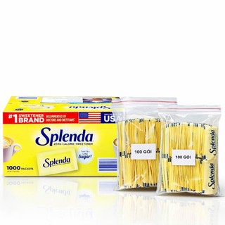 Sét 50 - 100 Gói // Đường Ăn Kiêng SPLENDA Mỹ 0 Kalo , ( Người tiểu đường, eat clean, keto..)