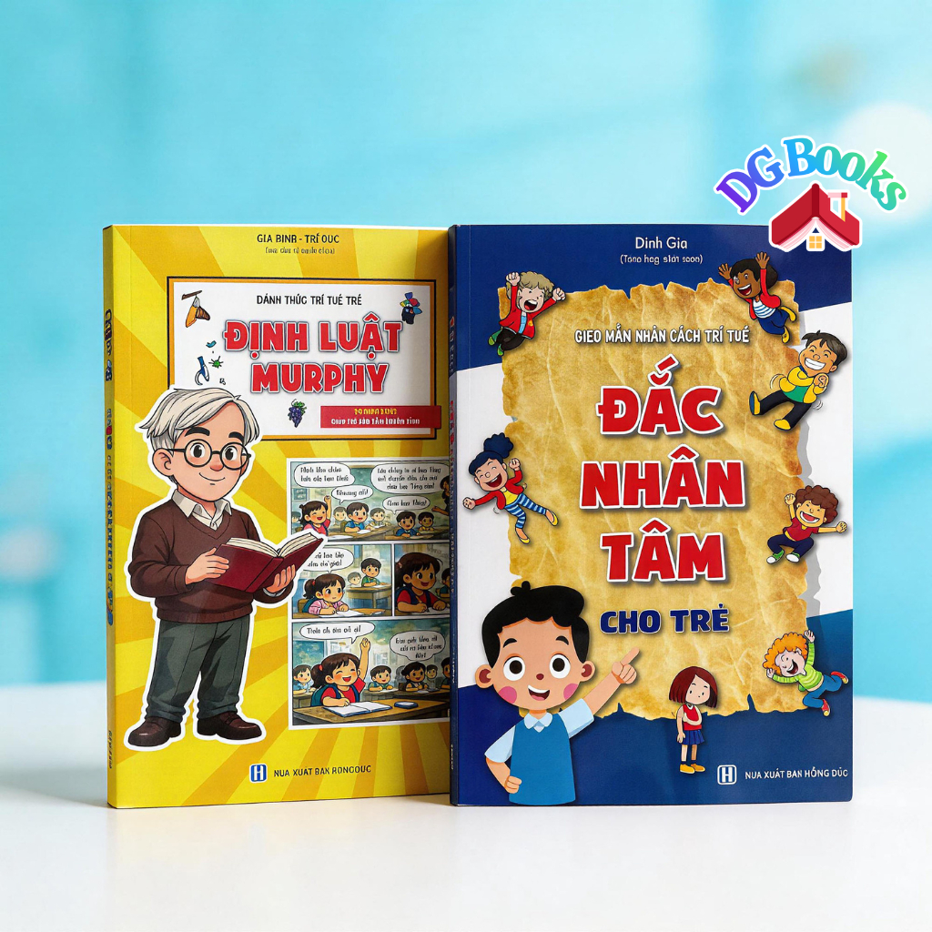 Sách - Combo 2 cuốn sách Định Luật Murphy + Đắc Nhân Tâm Cho Trẻ