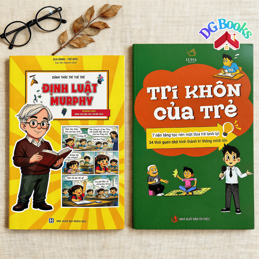 Sách - Combo 2 cuốn sách Định Luật Murphy + Trí Khôn Của Trẻ