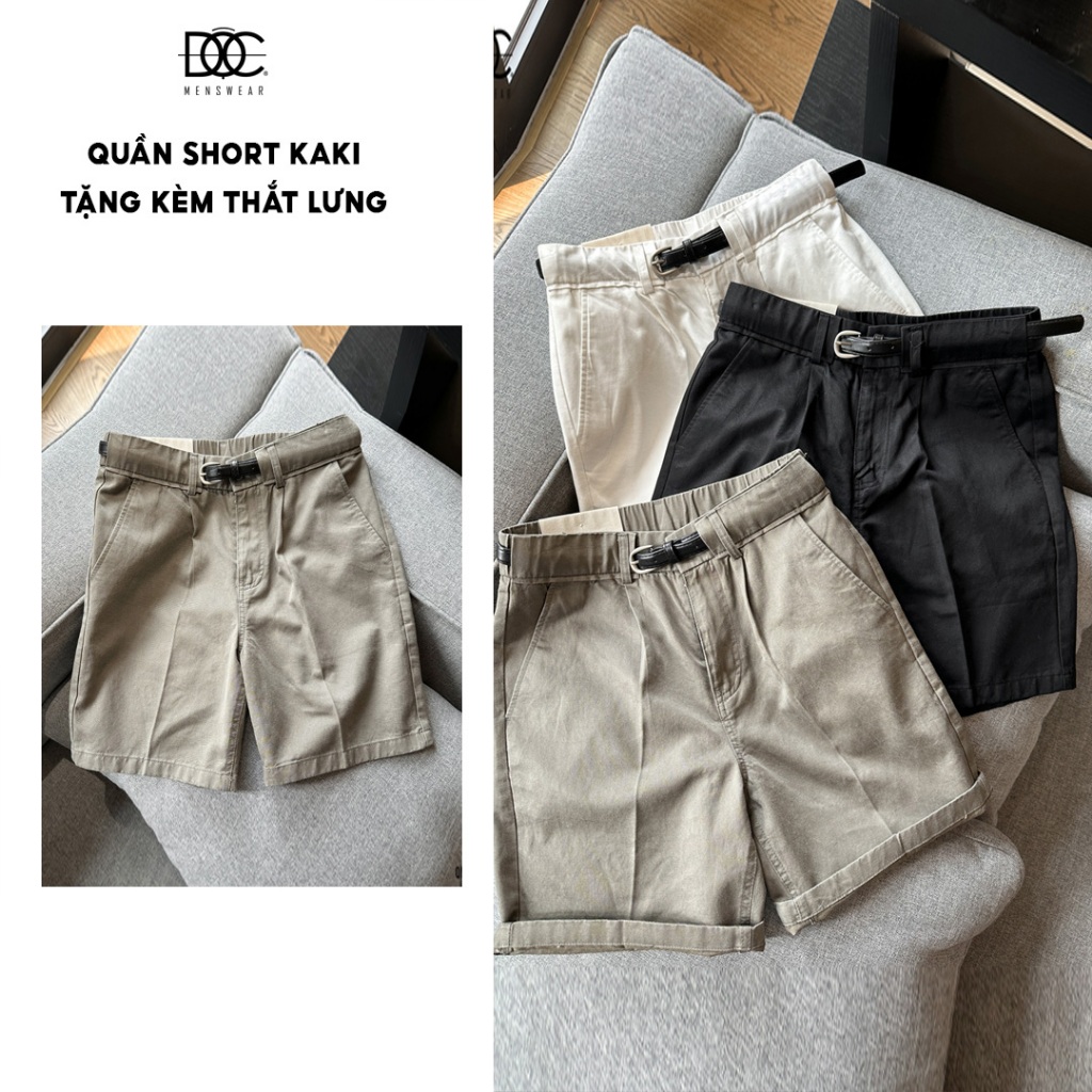 QUẦN SOOC KAKI NAM ĐỘC MENSWEAR - QN323