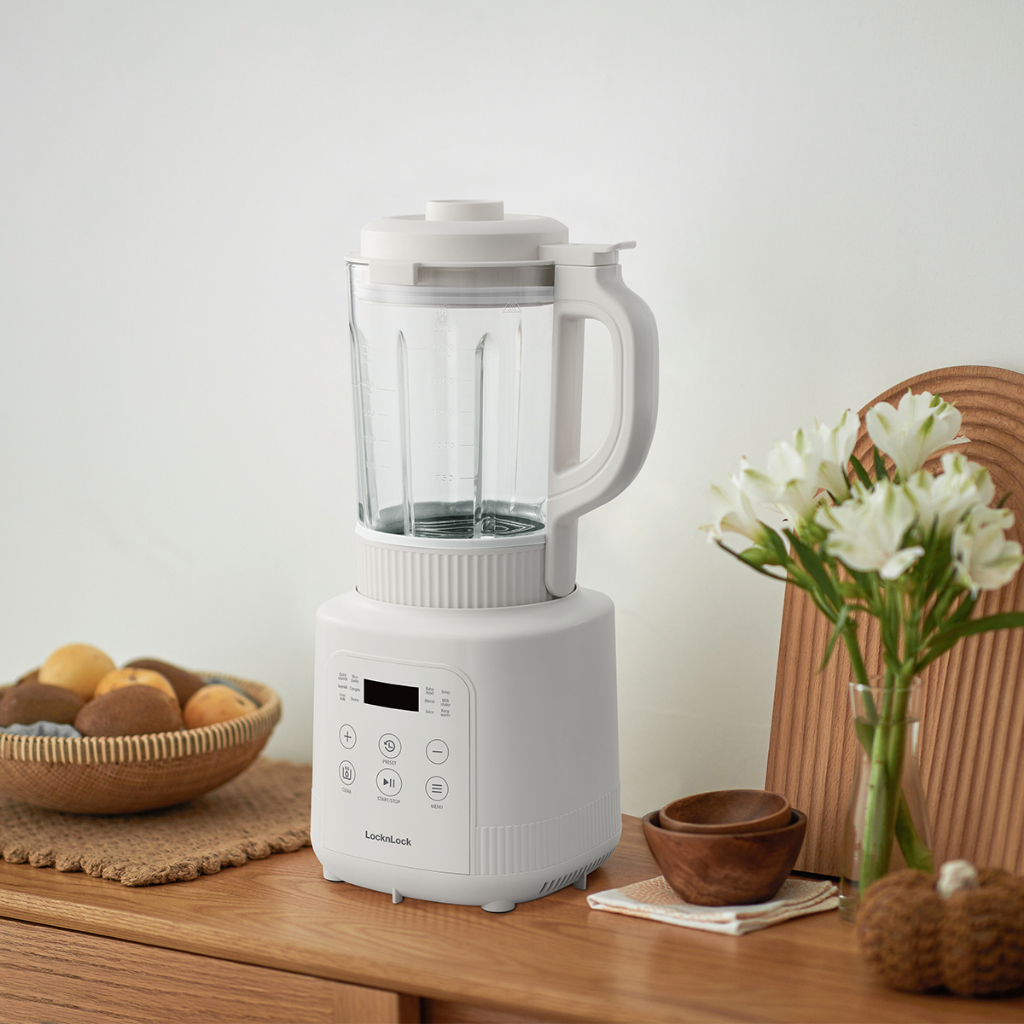 Máy làm sữa hạt đa năng LocknLock EJM486IVY 1.75L 800W, Hàng chính hãng, lưỡi dao 8 cánh - T2C