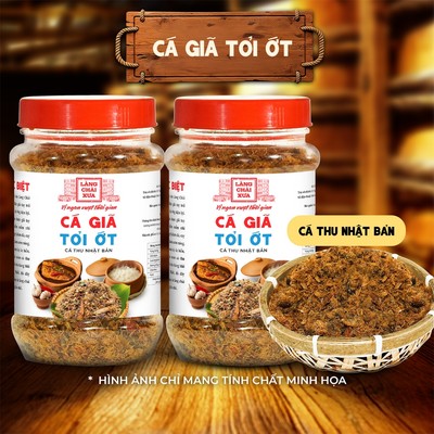 [Combo 2 hủ] Cá giã tỏi ớt Làng Chài Xưa 90g/hủ loại đặc biệt ăn liền, chuẩn vị xưa đậm đà