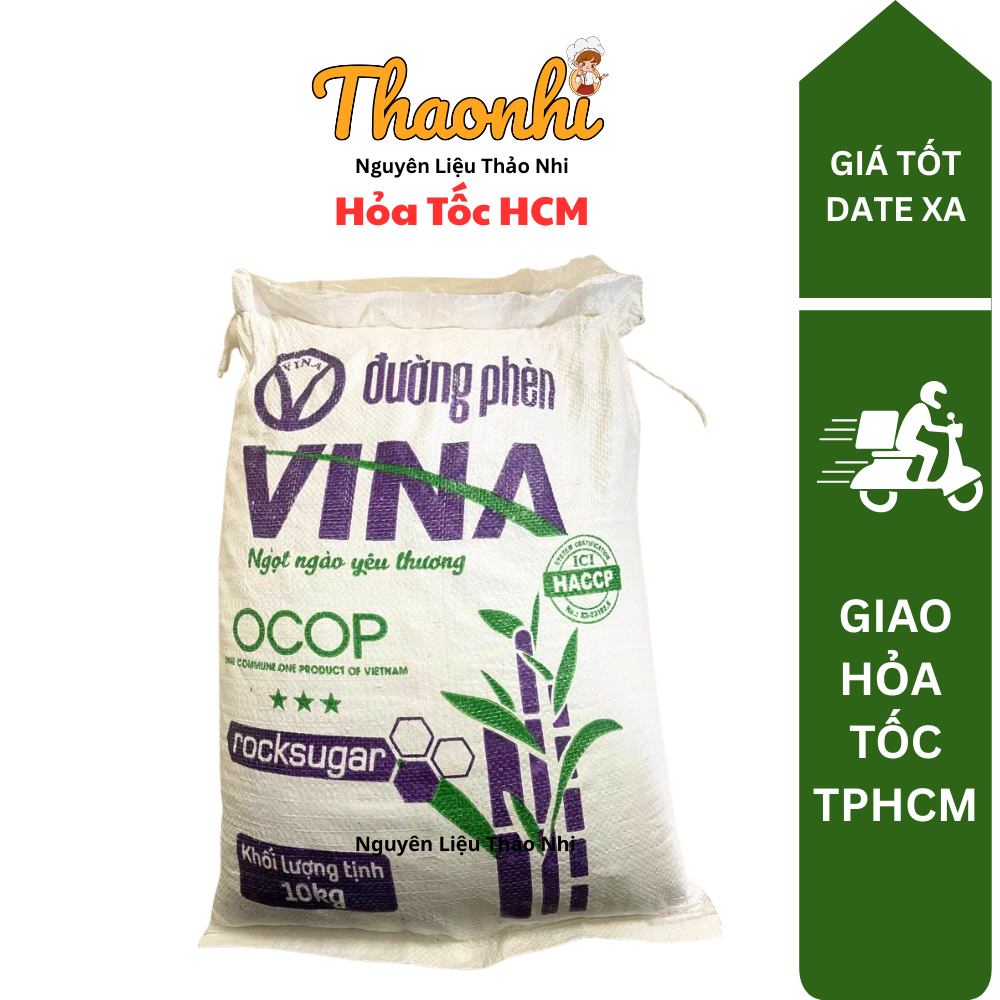 (Bao 10kg) Đường Phèn Kim Cương / Bi Vina