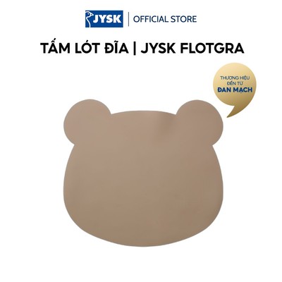 Tấm lót đĩa | JYSK FLOTGRAS | Silicone| màu vàng cát đậm | R34xD37cm