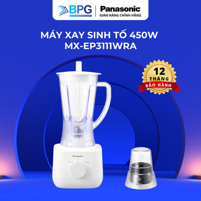 Máy xay sinh tố Panasonic MX-EP3111WRA 600W – 3 cối đa năng xay thịt xay đá xay khô chính hãng