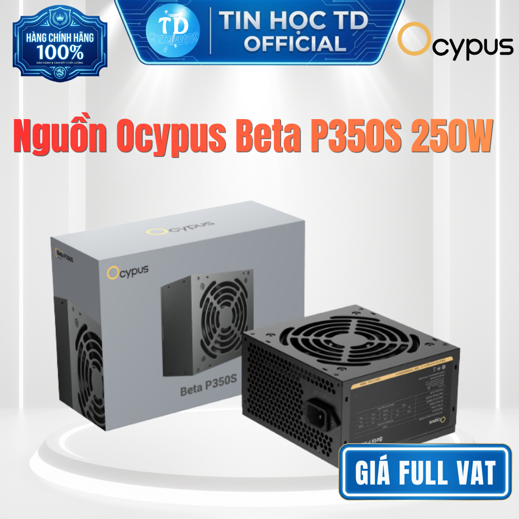 Nguồn OCYPUS Beta P350S 250W - Chính hãng NWH phân phối