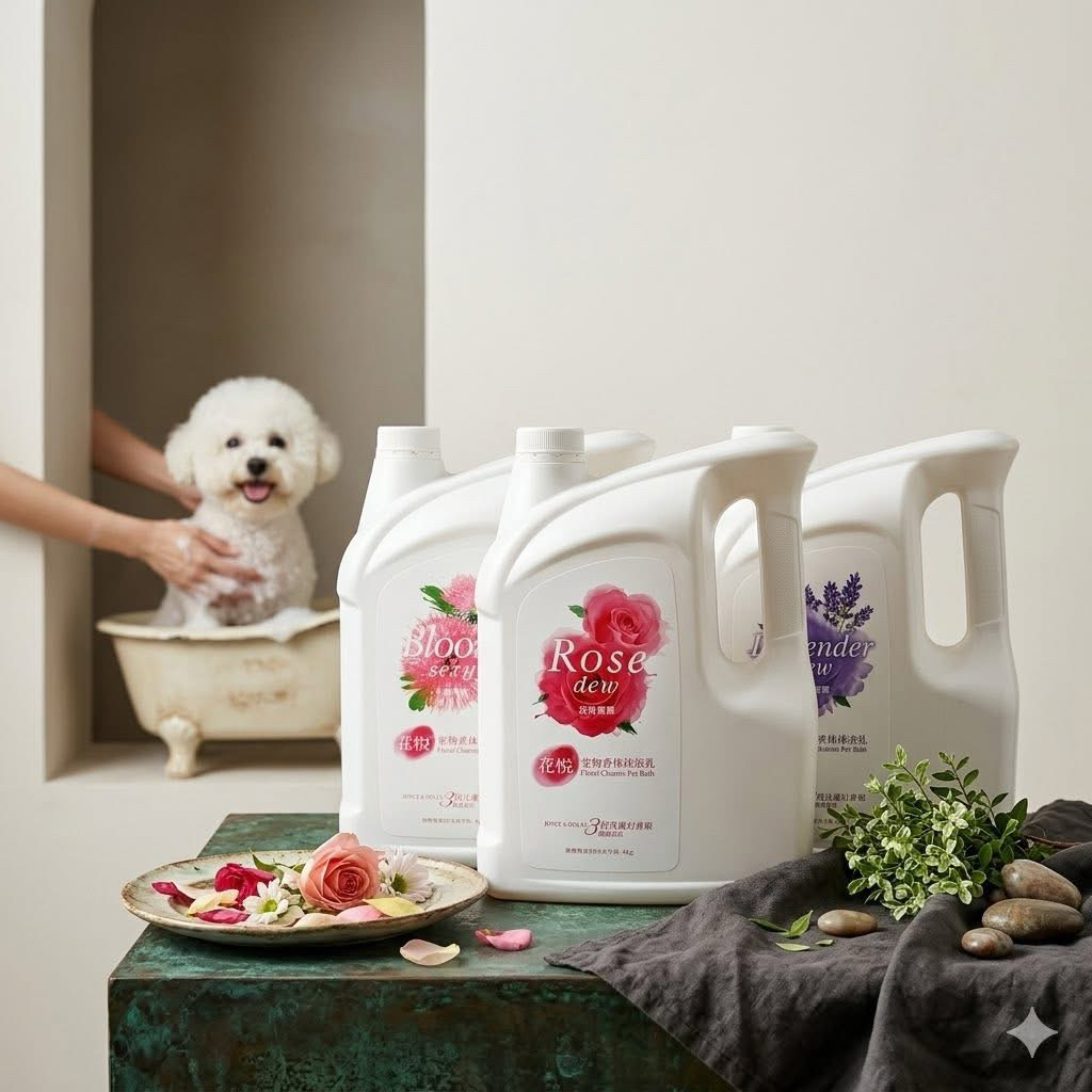 sữa tắm J&D chó mèo 4L Bloom sexy rose Jasmine