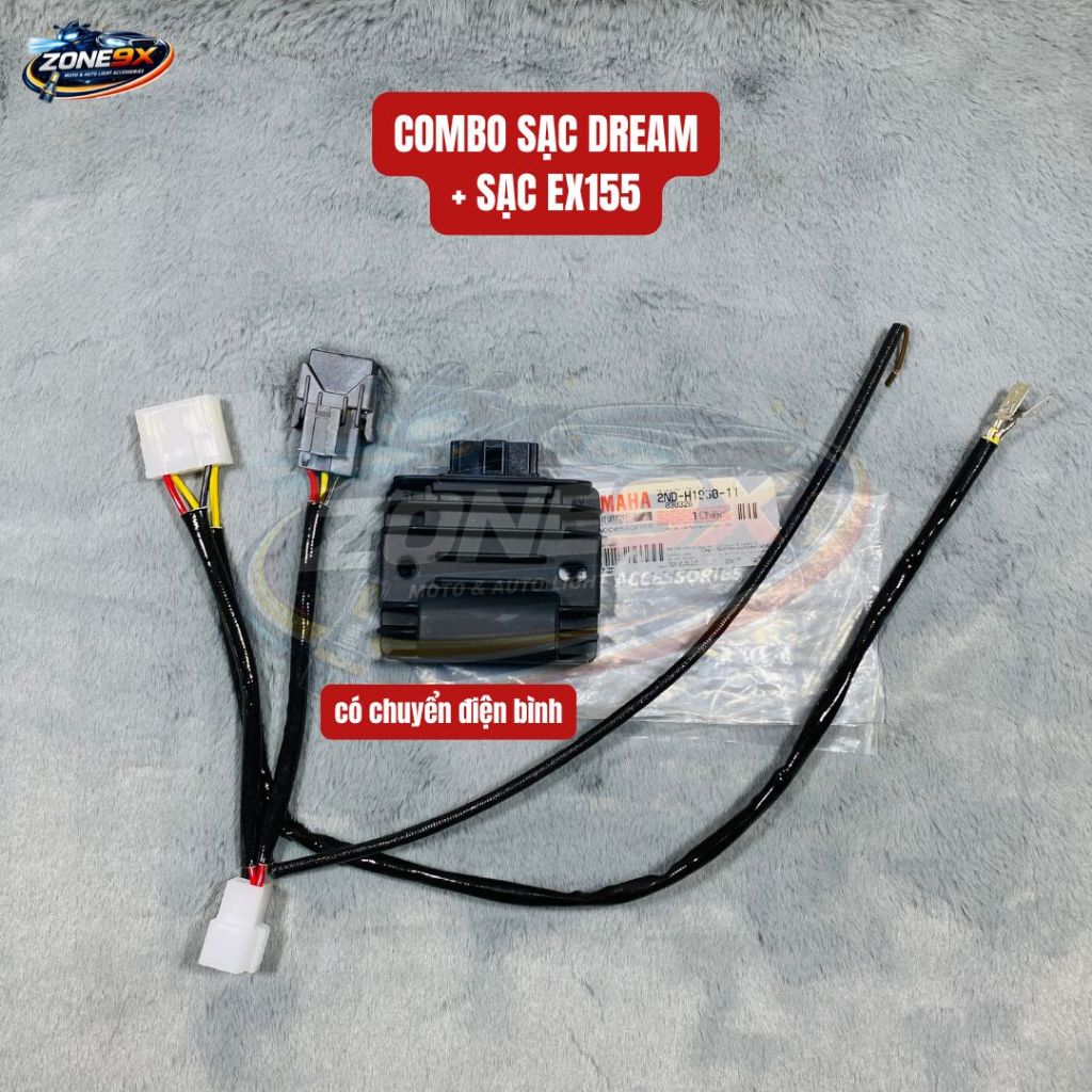 COMBO lên sạc cho DREAM dùng sạc EX155, EX150, HCE hàng CH | ZONE9X