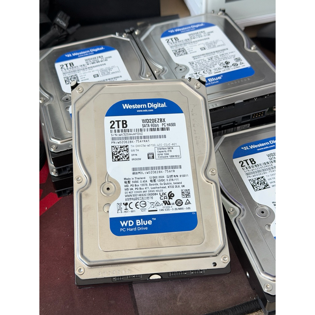 Ổ cứng HDD “ 3.5 “PC WD Blue 2TB 1TB hàng tháo máy sức khoẻ 100. BH 12 tháng