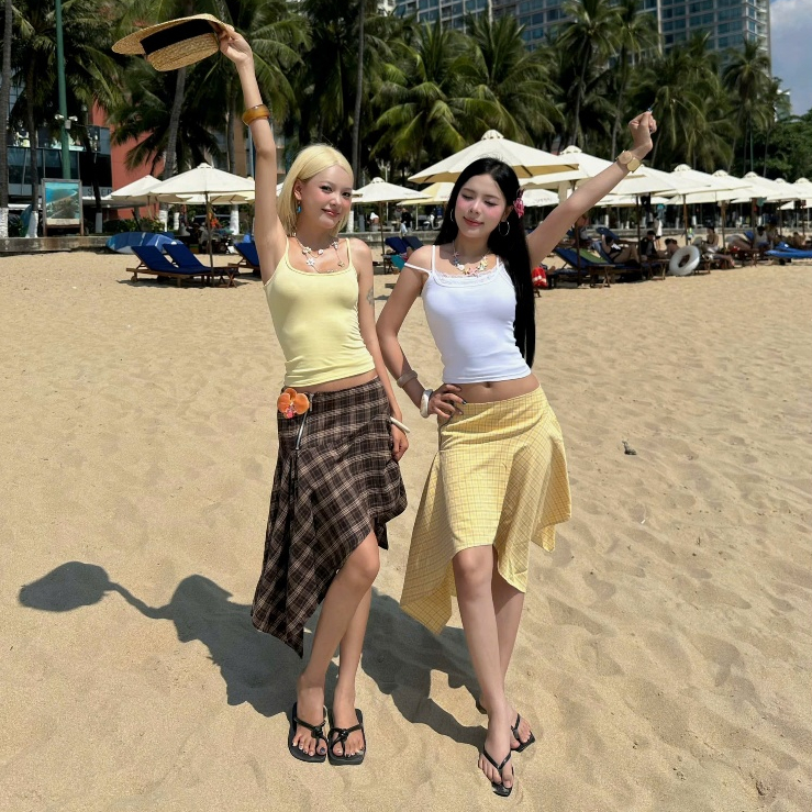 NAVIE - [2 IN 1] Chân váy/Áo ENVY vạt chéo thời trang nữ | BigBuy360 - bigbuy360.vn