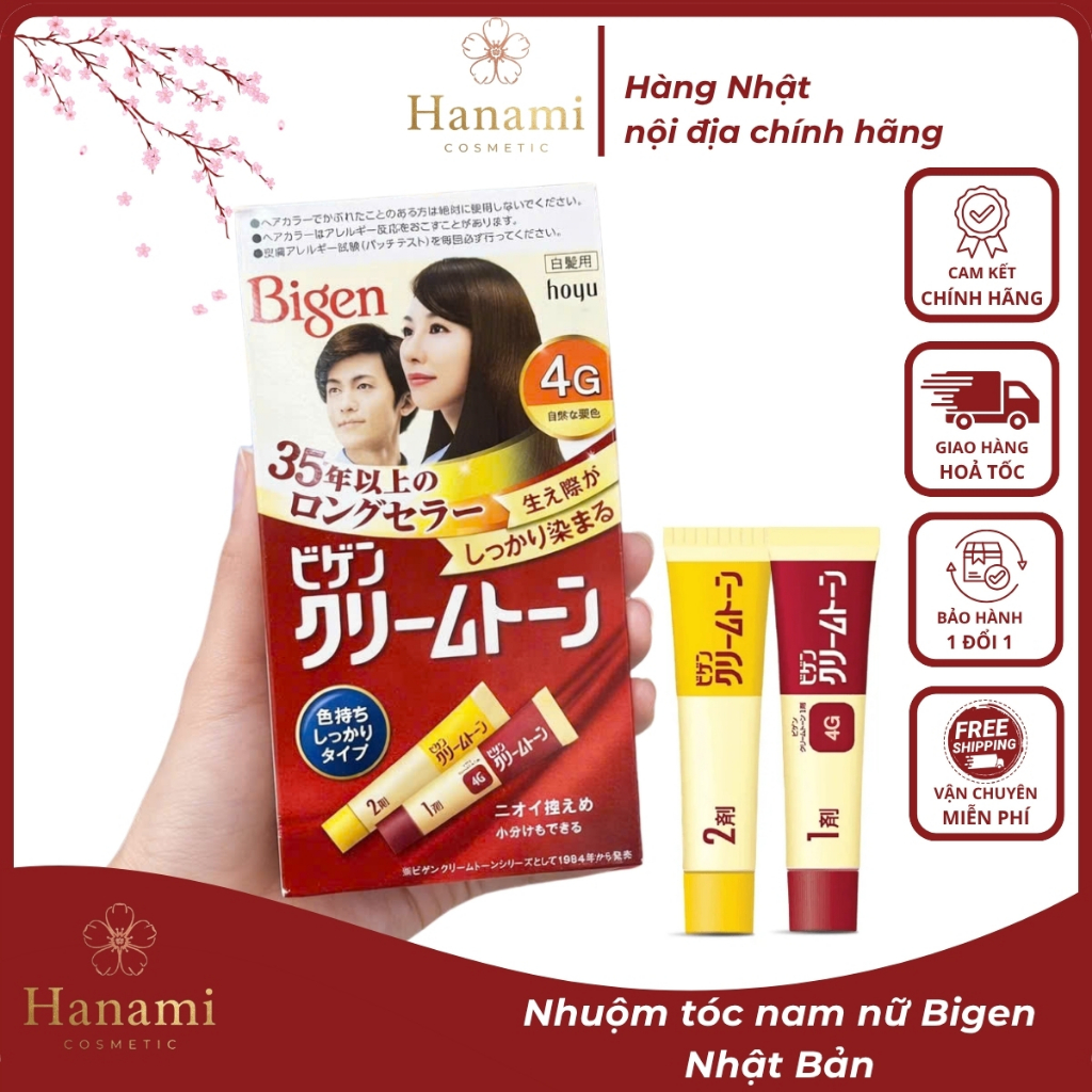 Nhuộm tóc nam nữ Bigen Nhật Bản
