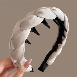 [Peinn] Bờm Xược phồng Tóc Bện Vải Lụa Cho Nữ