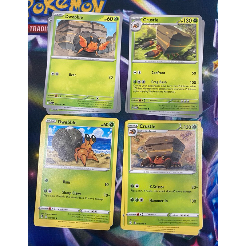 Dwebble - Crustle Pokemon Card Common