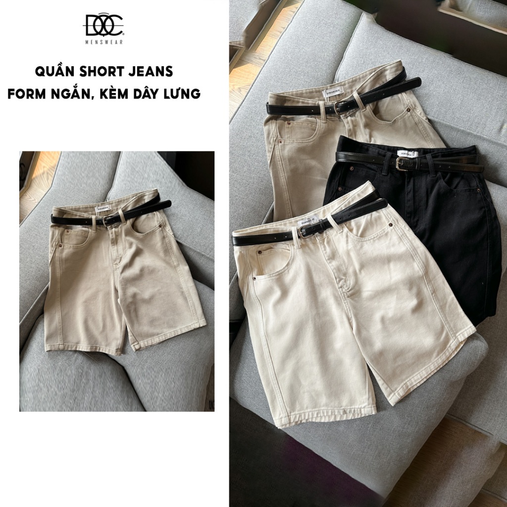QUẦN ĐÙI NAM JEAN ĐỘC MENSWEAR - QN324