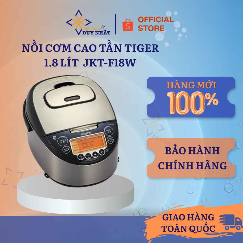Nồi cơm cao tần Tiger 1.8 lít JKT-F18W