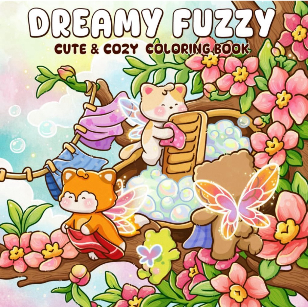 Tranh tô màu Dreamy Fuzzy by Hygge Artful (Chính hãng)