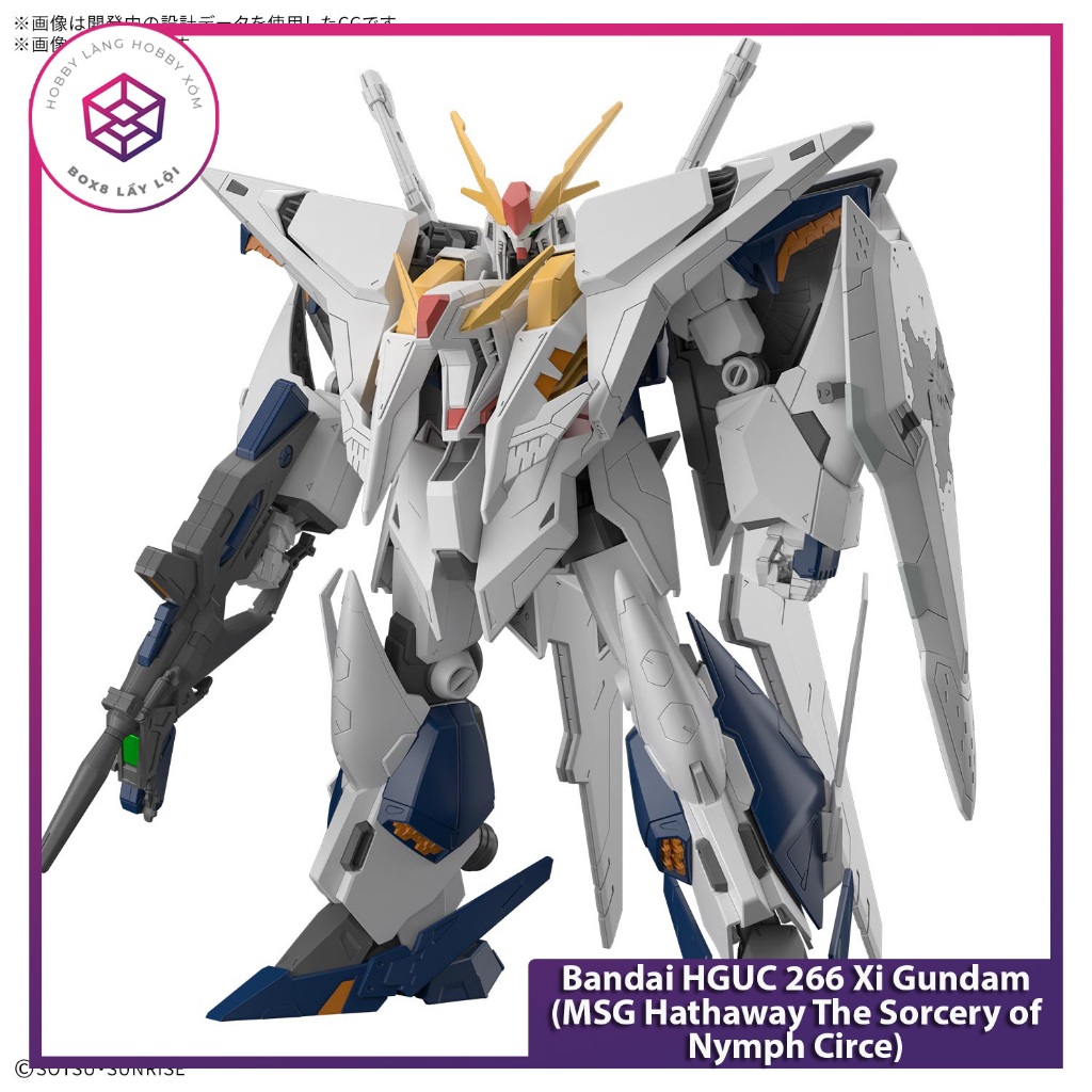 Mô hình Gundam Bandai HGUC 266 Xi Gundam (MSG Hathaway The Sorcery of Nymph Circe) 1/144 [GDB] [BHG]