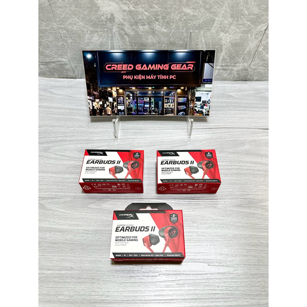 Tai nghe Gaming HYPERX Cloud Earbuds 2/ Earbud II  cho game FPS