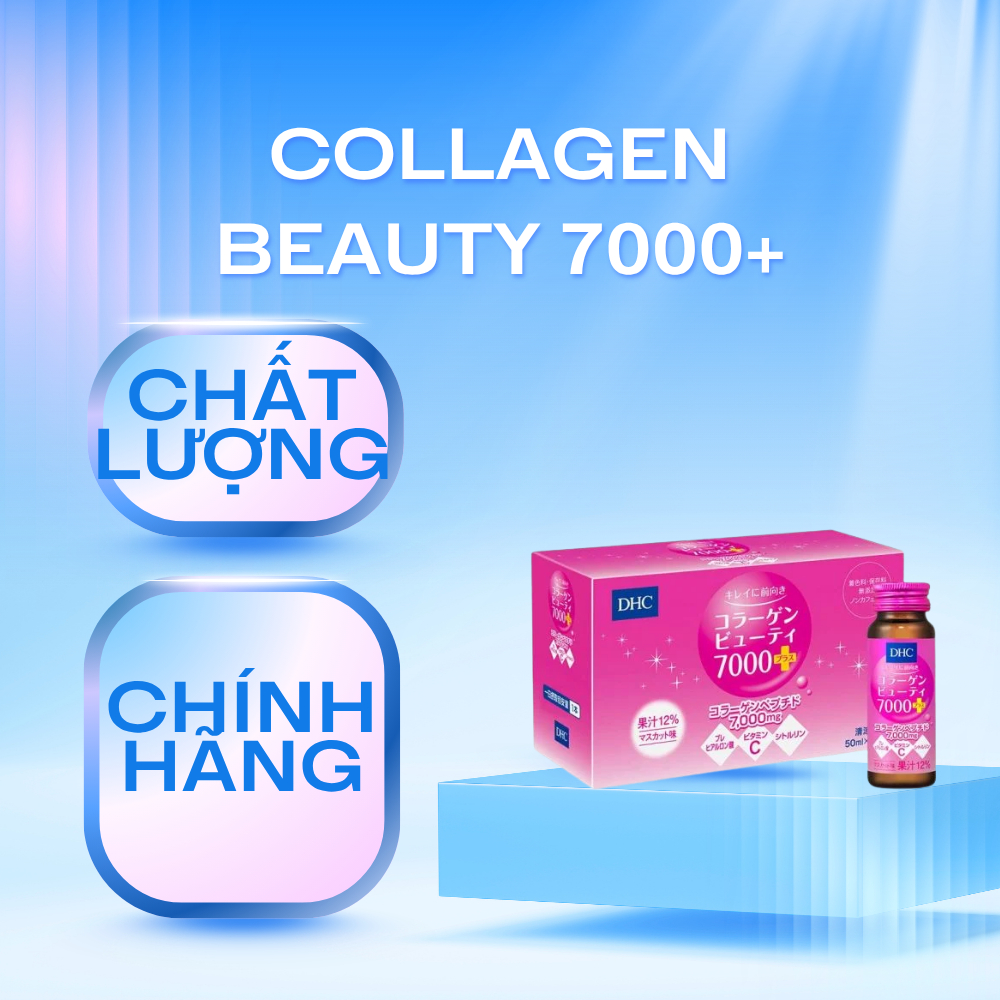 Collagen Beauty 7000 Plus H/10 lọ DHC