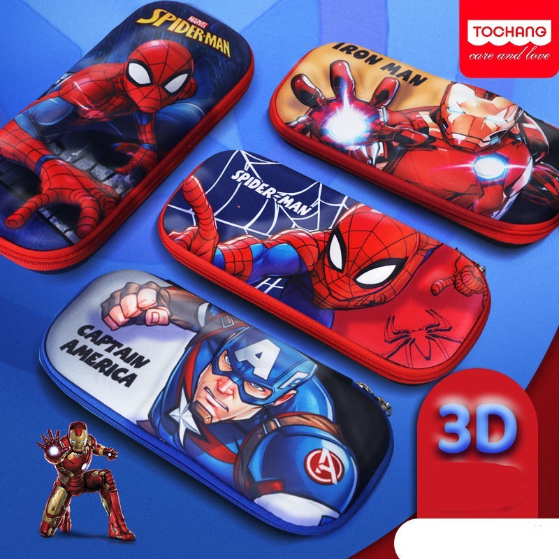 Hộp Bút Marvel 3D Hình Siêu Nhân Cực Hot TOCHANG