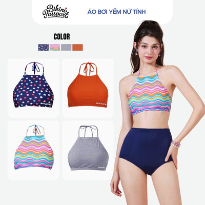 Áo bơi LẺ Nữ BIKINI PASSPORT kiểu dáng yếm - màu Khác - BSV214_X